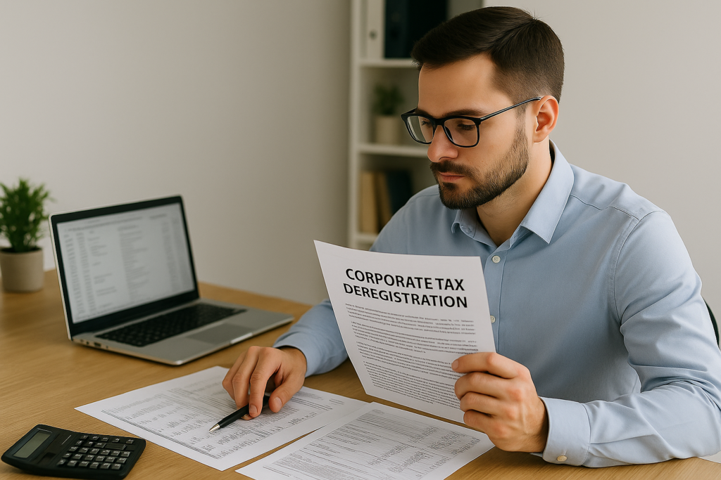 Corporate Tax Deregistration When and How to Deregister Your Business from Corporate Tax